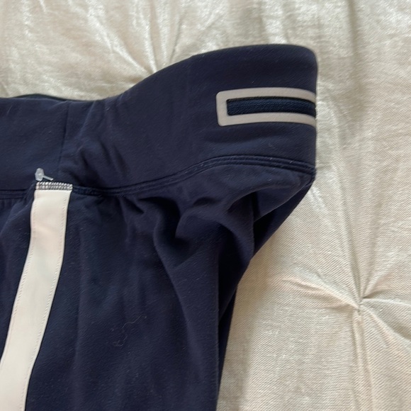 TORY BURCH SPORT NAVY CROPPED LEGGING - Picture 4 of 13